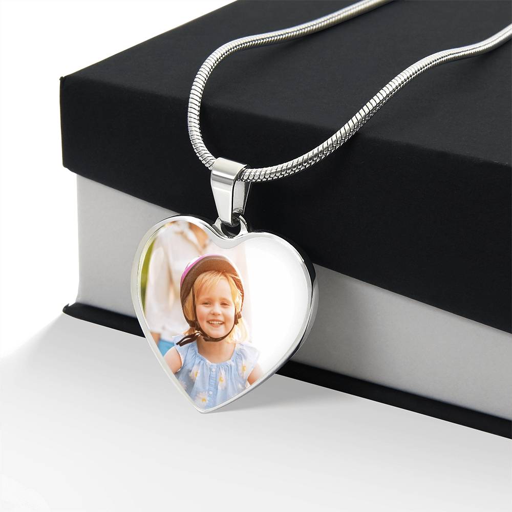 Custom Heart Locket Necklace