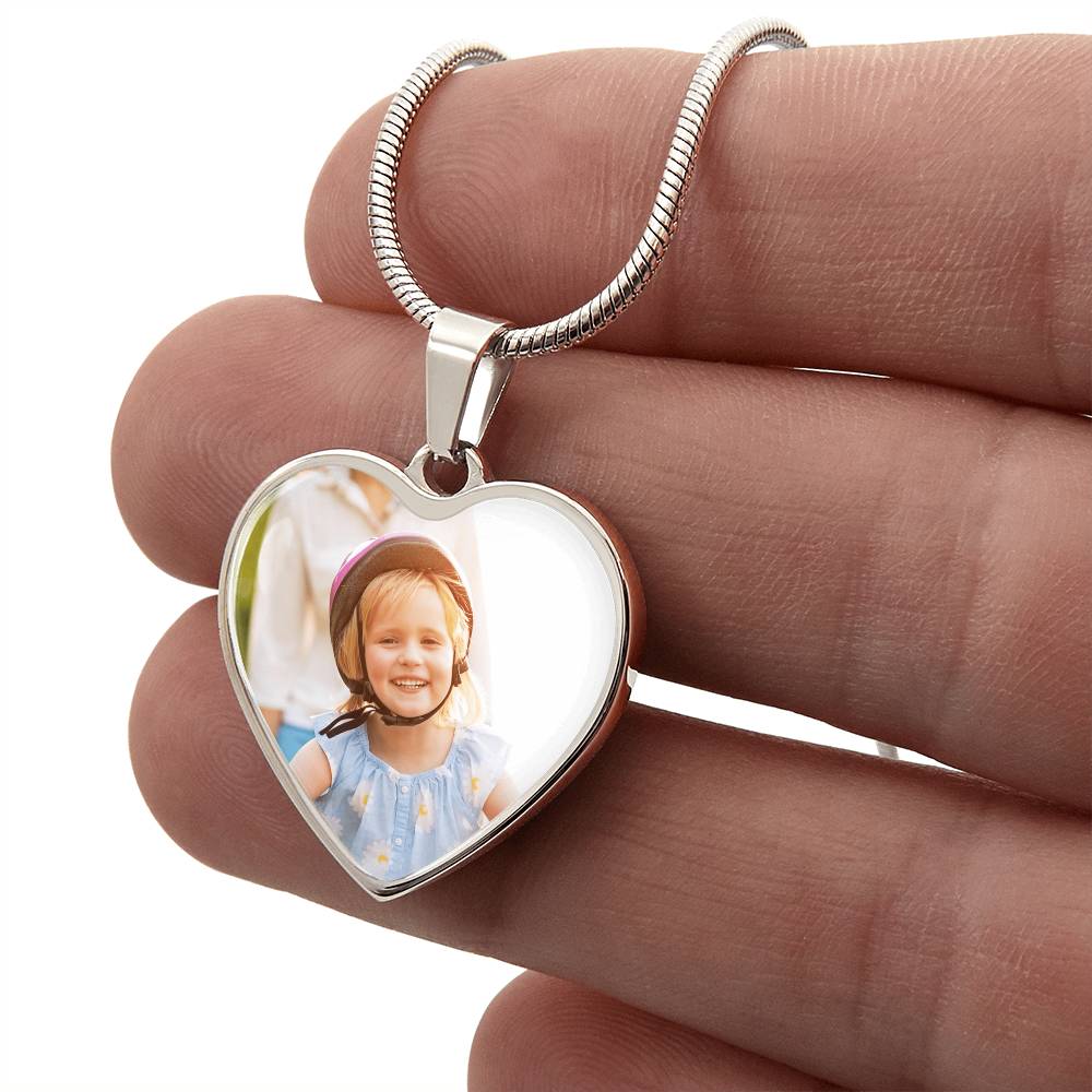 Custom Heart Locket Necklace
