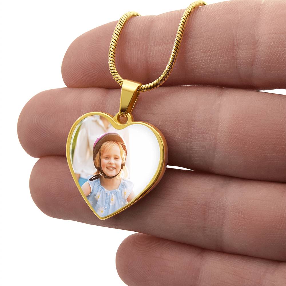 Custom Heart Locket Necklace
