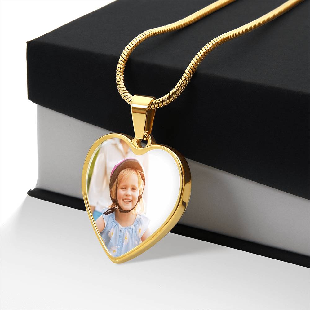 Custom Heart Locket Necklace