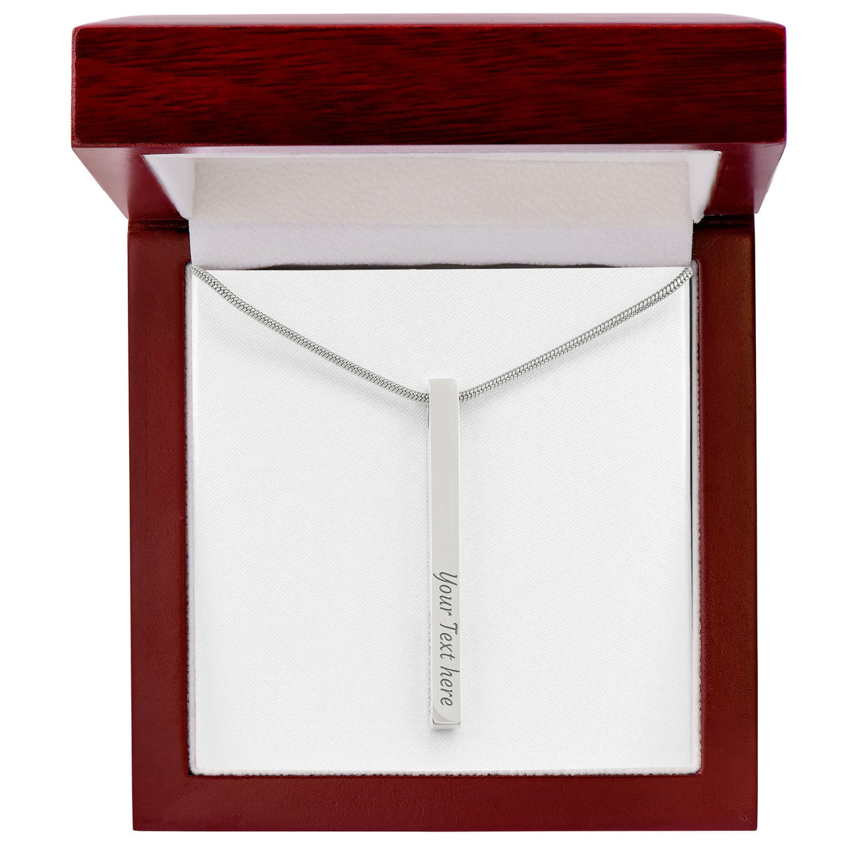 Custom Engraved 4-sided Pendant