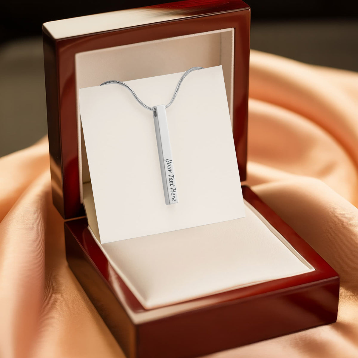 Custom Engraved 4-sided Pendant