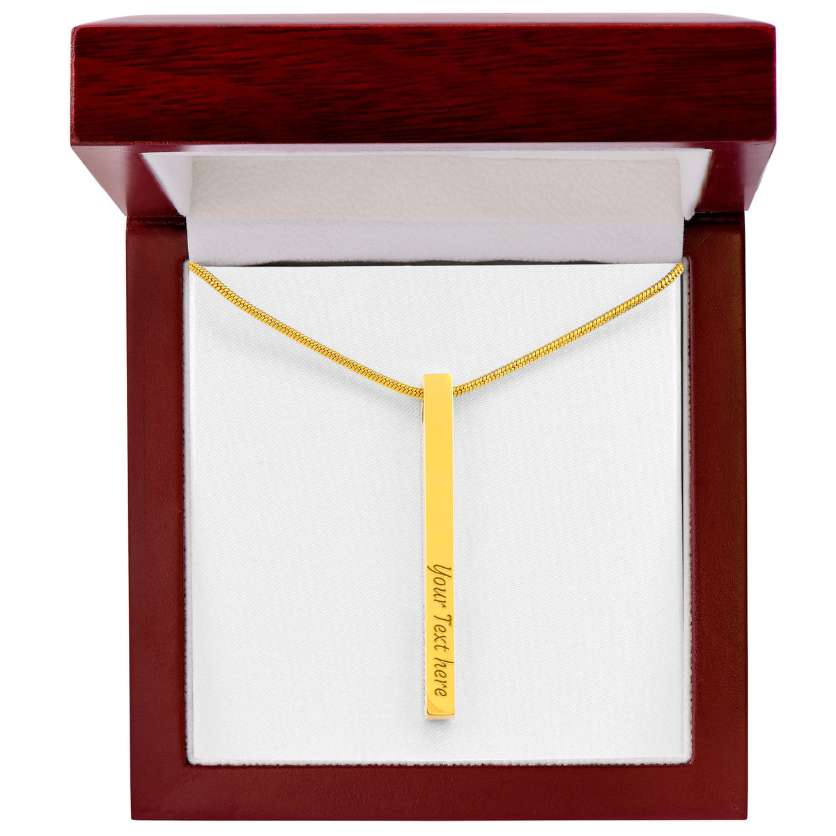Custom Engraved 4-sided Pendant