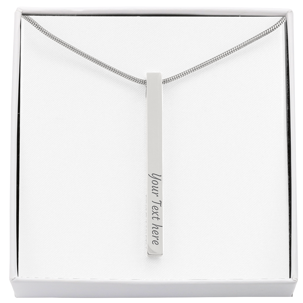 Custom Engraved 4-sided Pendant