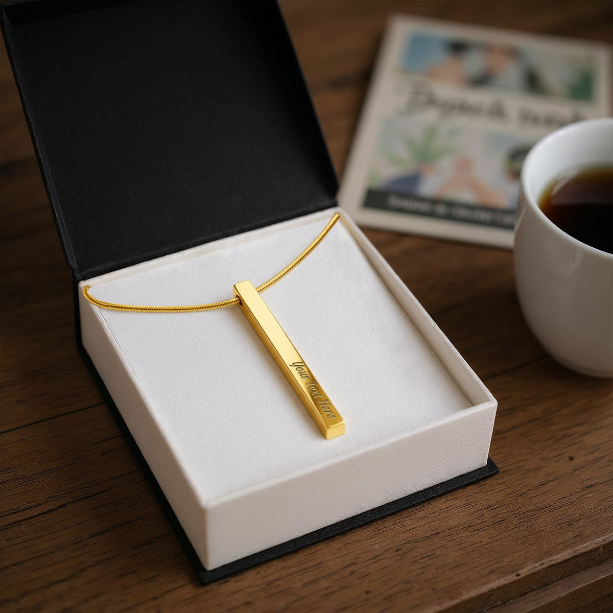 Custom Engraved 4-sided Pendant