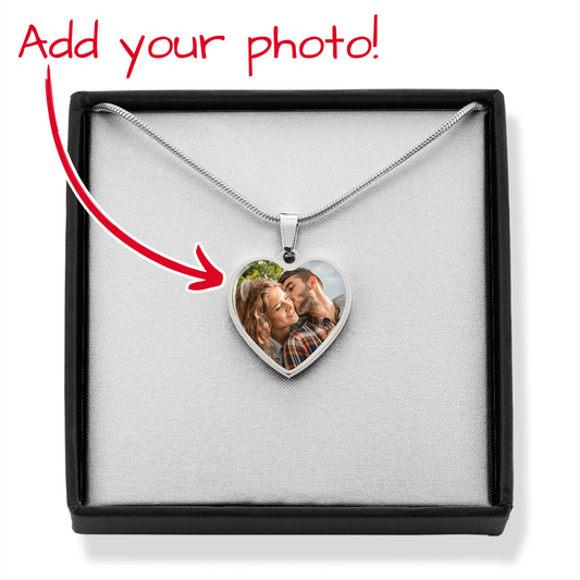 Personalized Heart Pendant and Necklace
