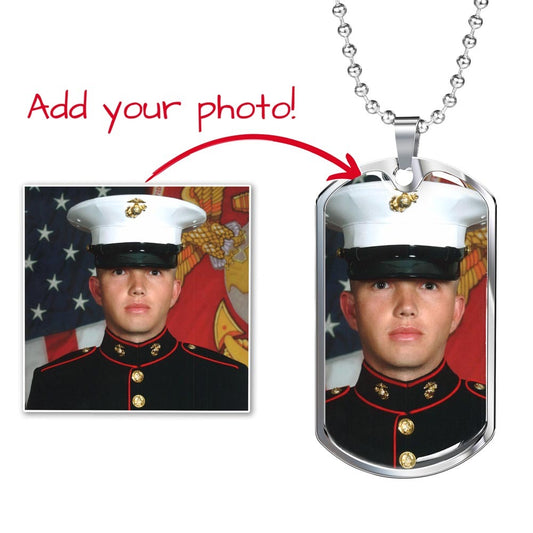 Commemorative Custom Military Style Dog Tag Necklace