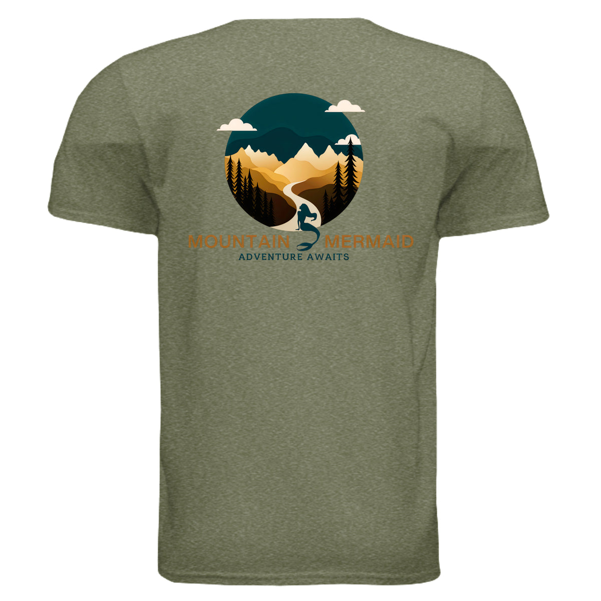 HEATHER MILITARY GREEN - G640 - BACK