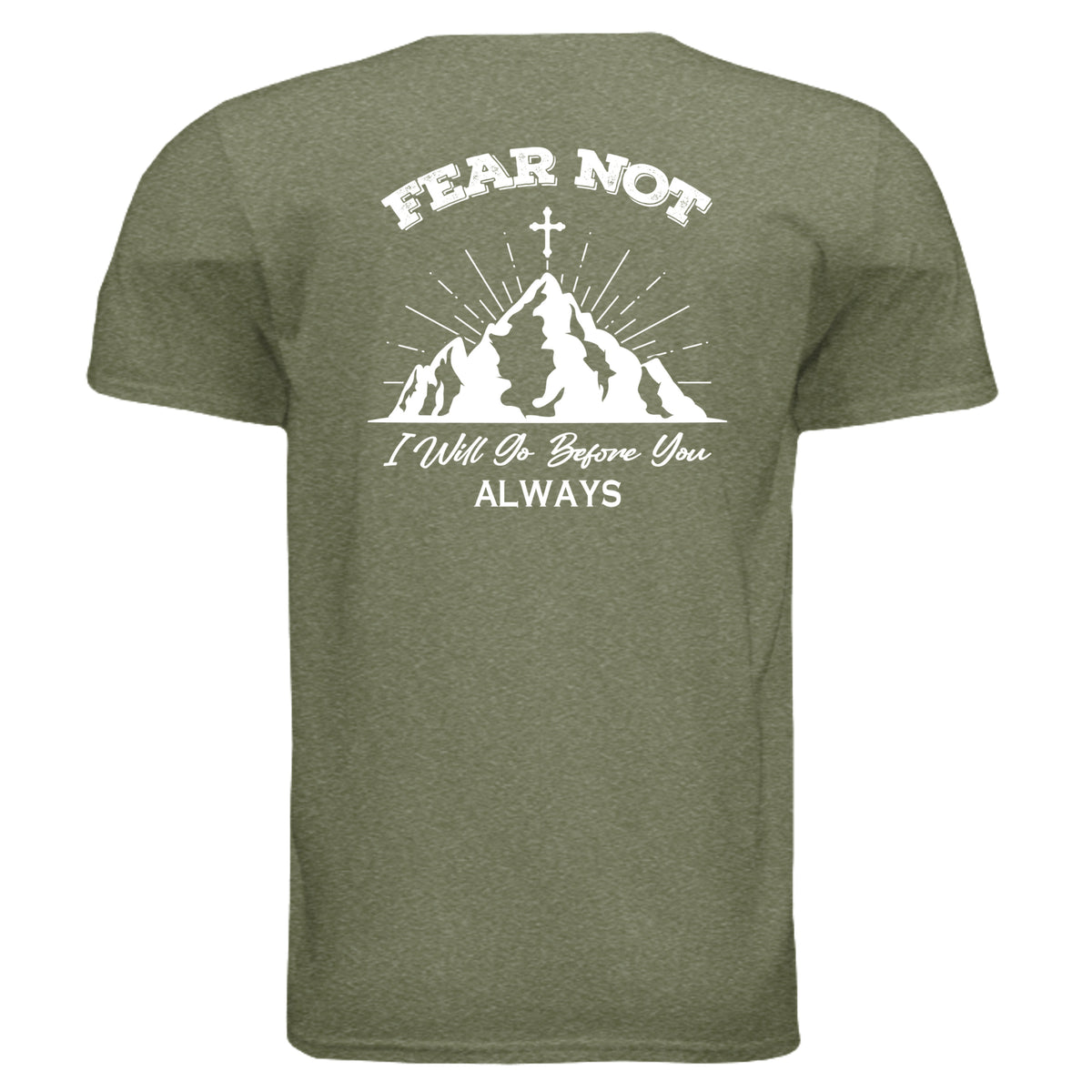 HEATHER MILITARY GREEN - G640 - BACK