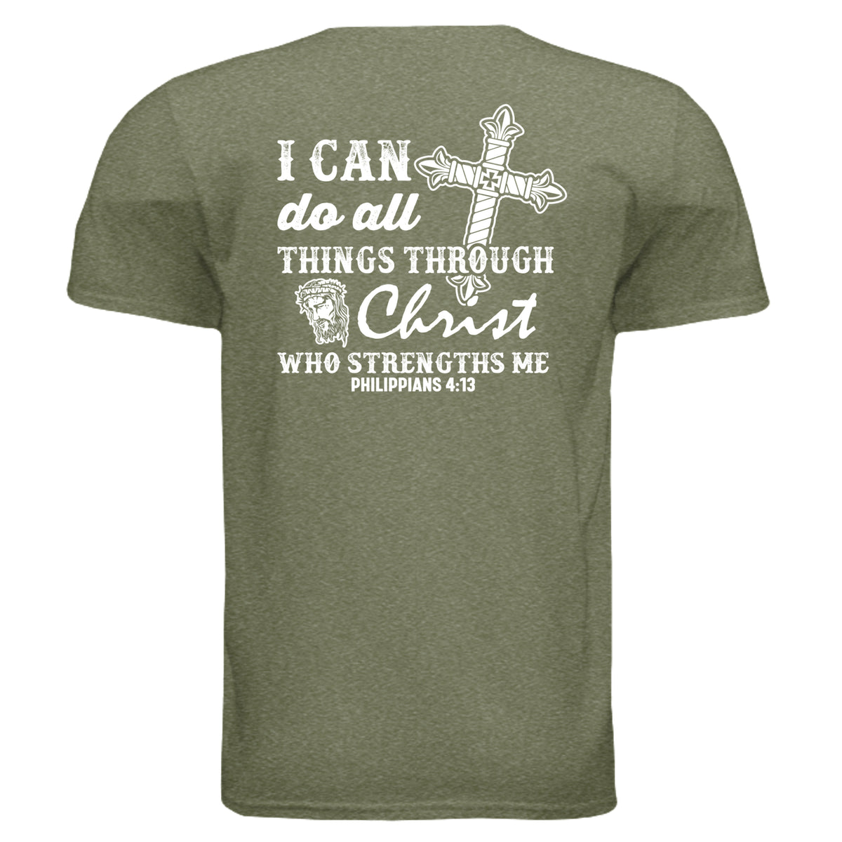 HEATHER MILITARY GREEN - G640 - BACK