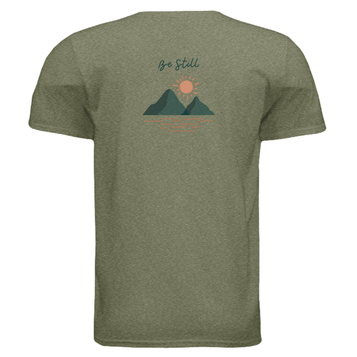 HEATHER MILITARY GREEN - G640 - BACK